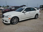 2010 Mercedes-benz E 550 4matic White vin: WDDHF9AB6AA134017