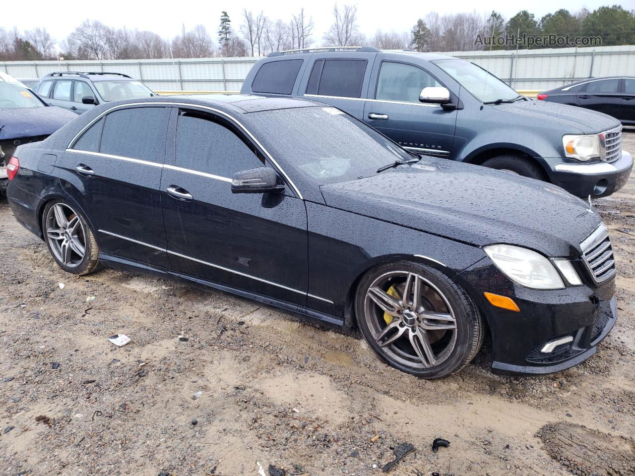 2010 Mercedes-benz E 550 4matic Black vin: WDDHF9ABXAA131394