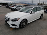 2016 Mercedes-benz E 350 4matic Wagon White vin: WDDHH8JB6GB340347