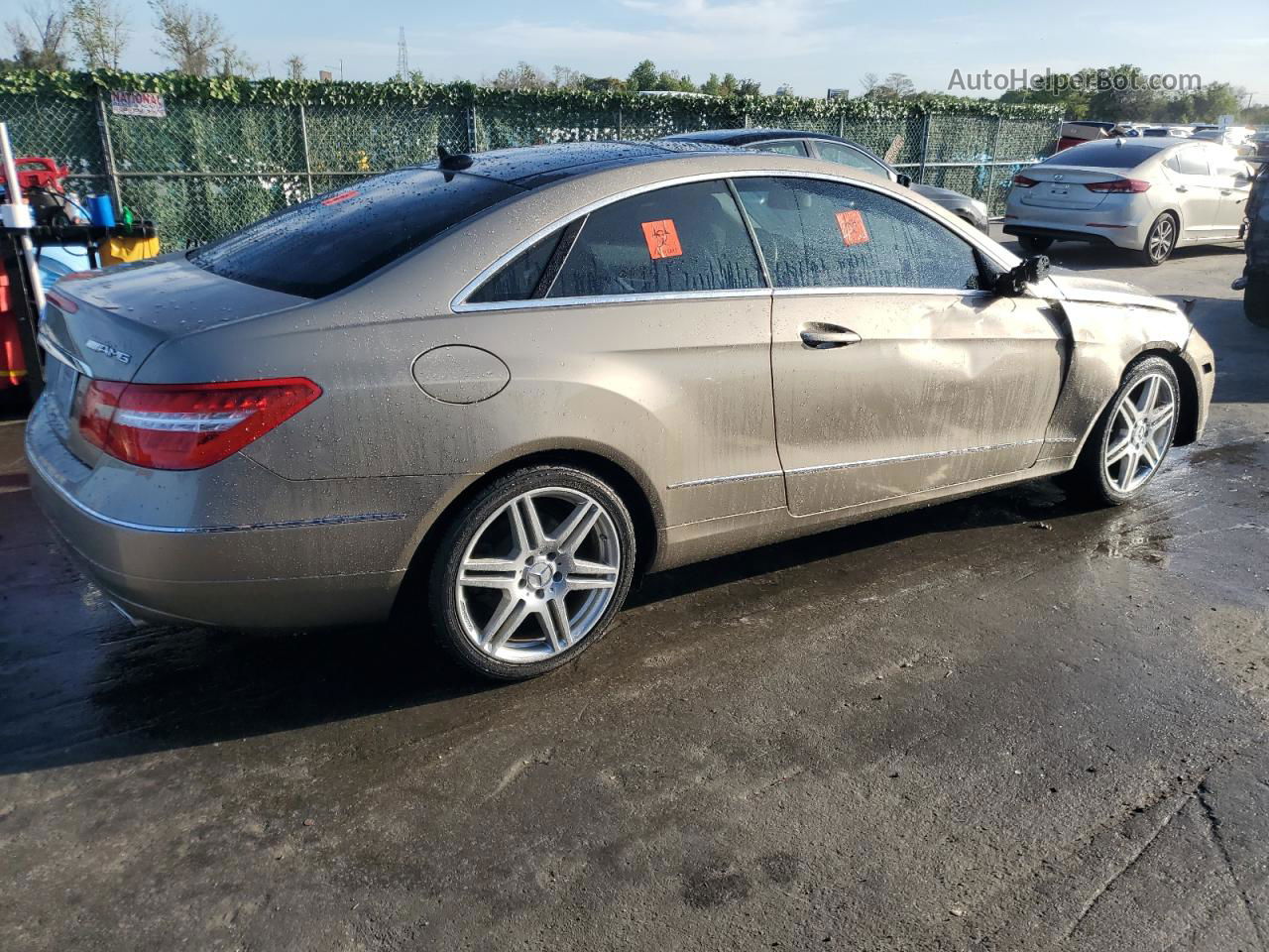 2010 Mercedes-benz E 350 Tan vin: WDDKJ5GB0AF010106