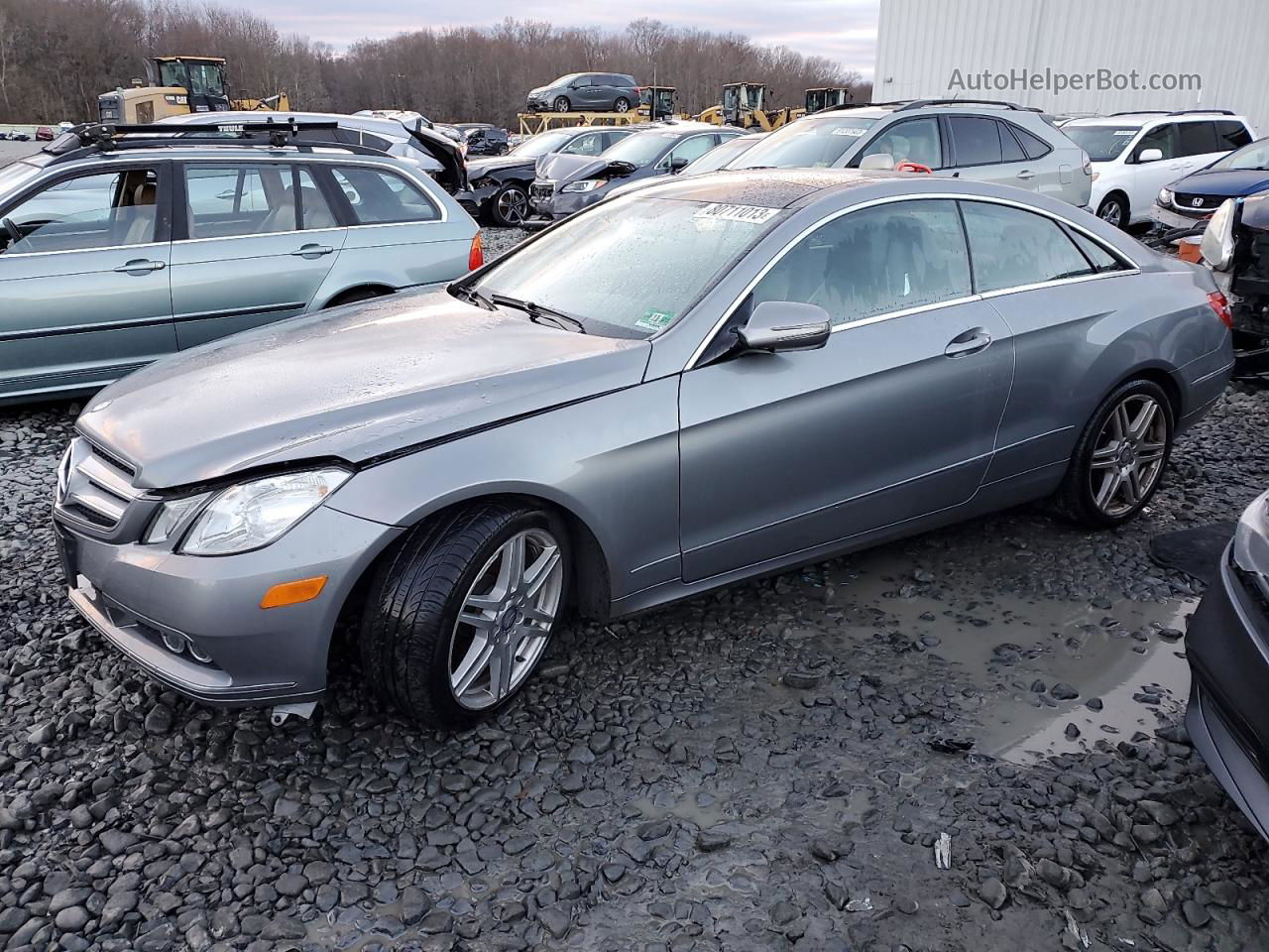 2010 Mercedes-benz E 350 Silver vin: WDDKJ5GB2AF023486