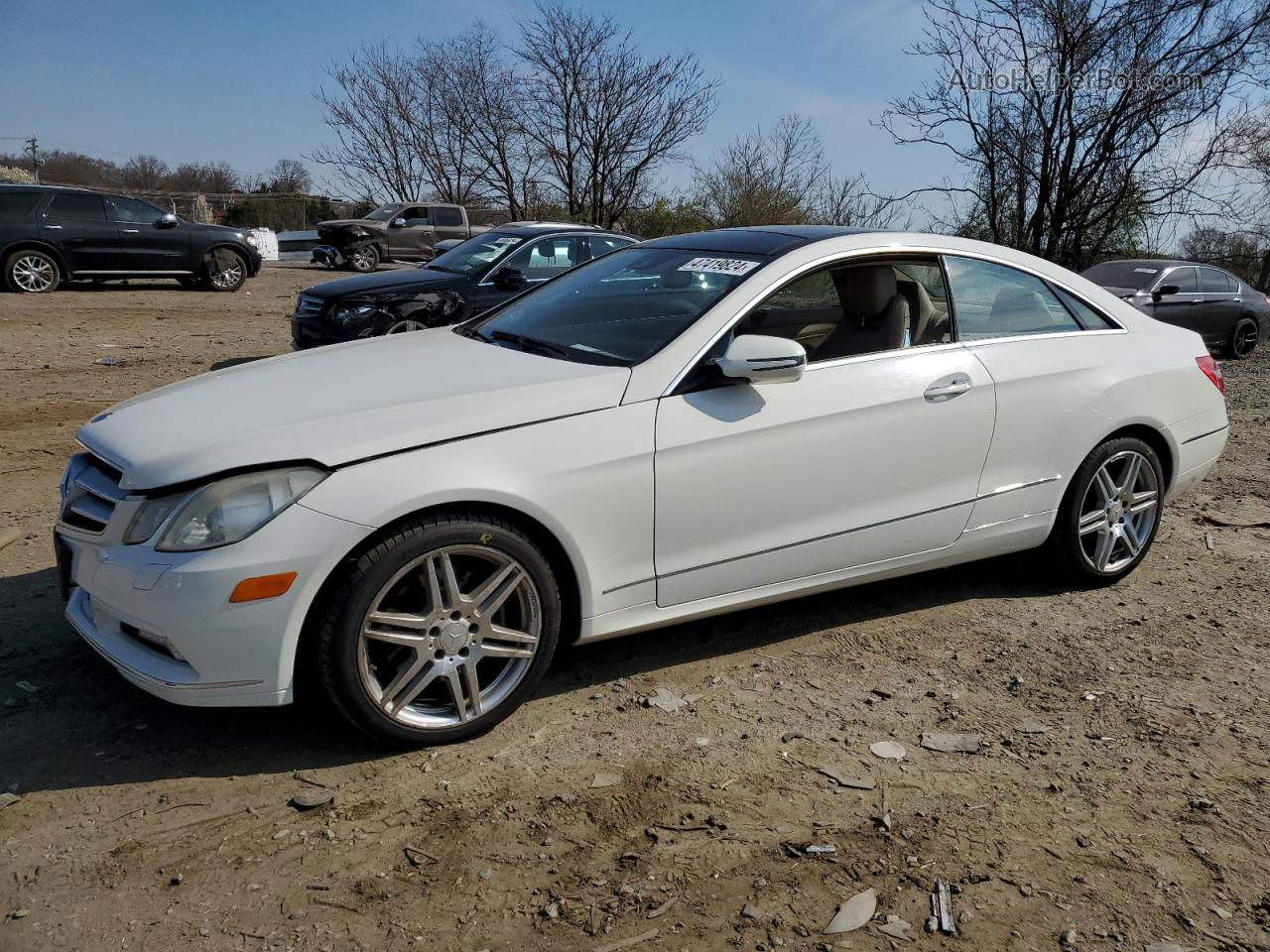 2010 Mercedes-benz E 350 White vin: WDDKJ5GB4AF028236