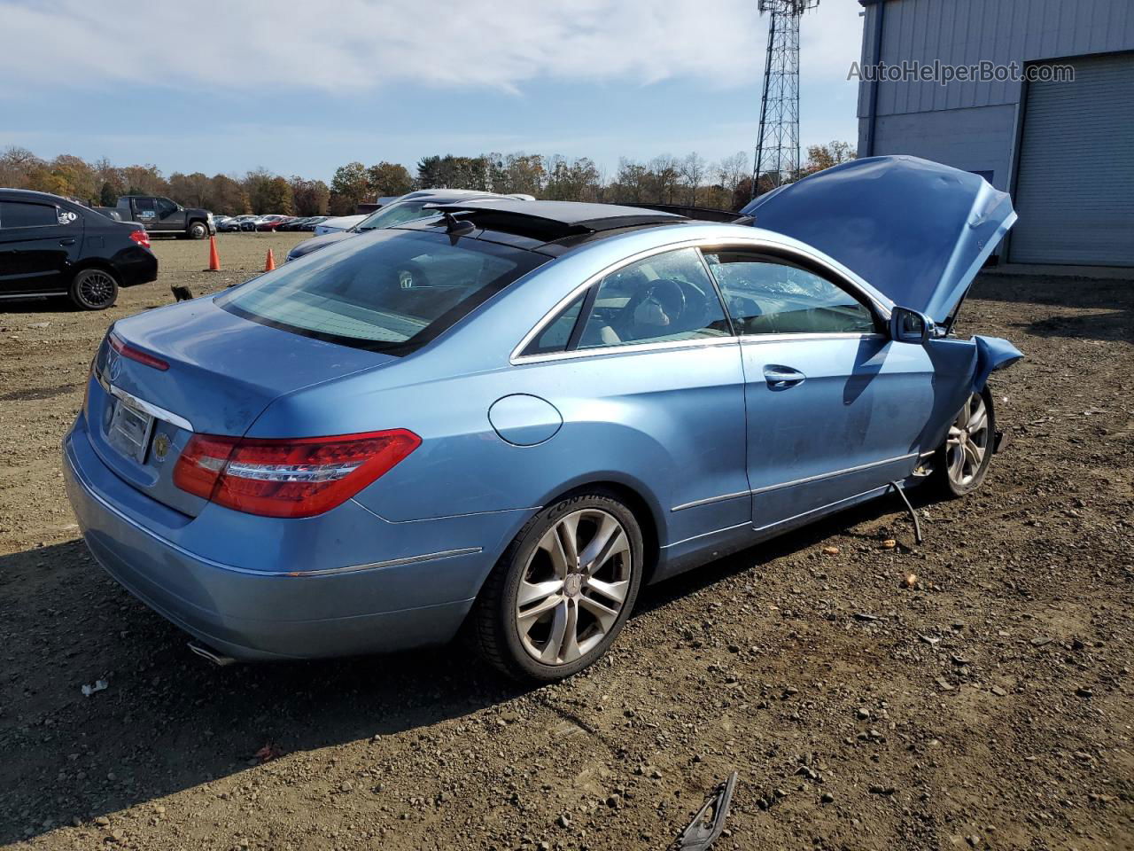 2010 Mercedes-benz E 350 Blue vin: WDDKJ5GB5AF023384