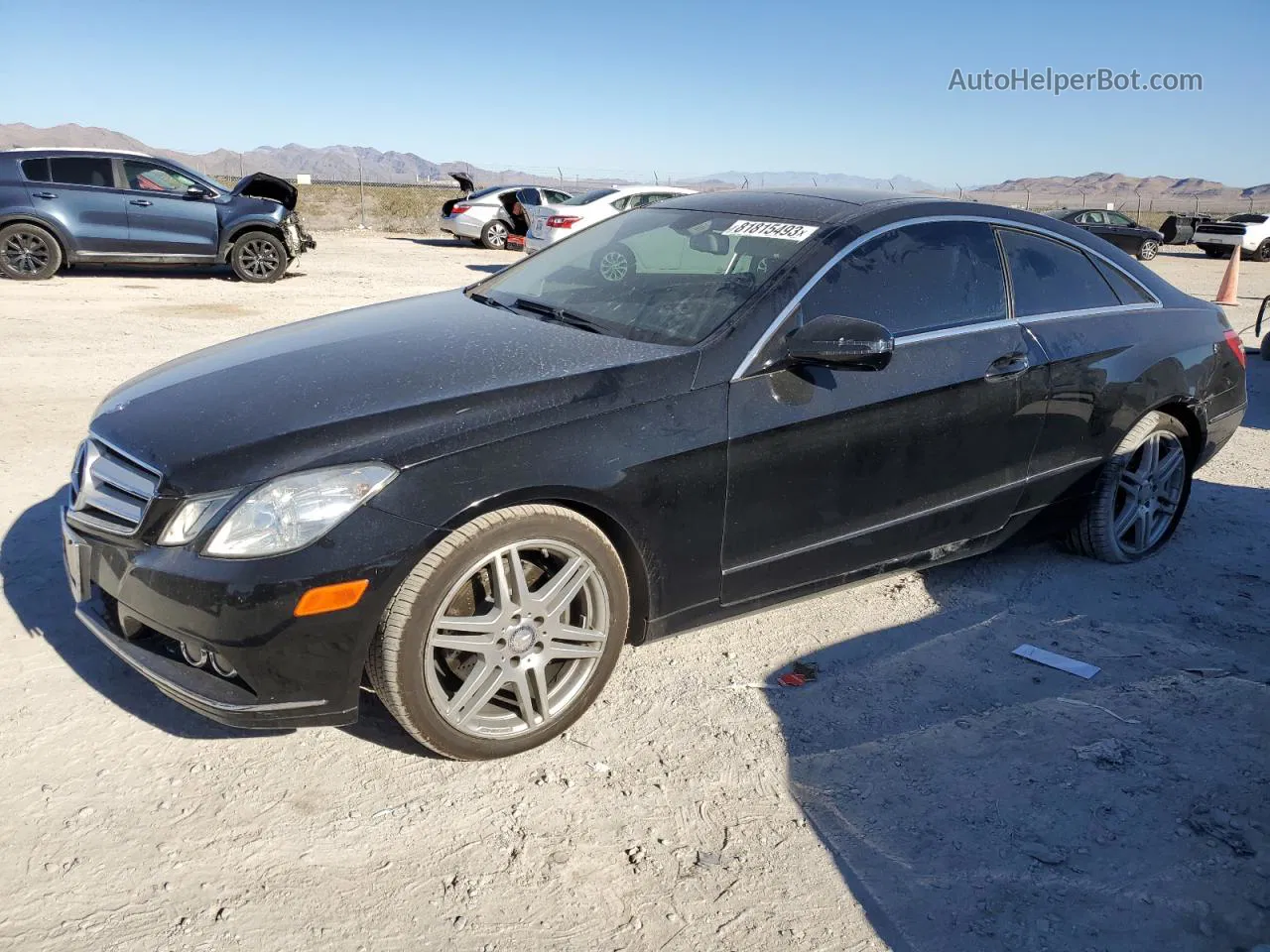 2010 Mercedes-benz E 350 Black vin: WDDKJ5GB6AF009056