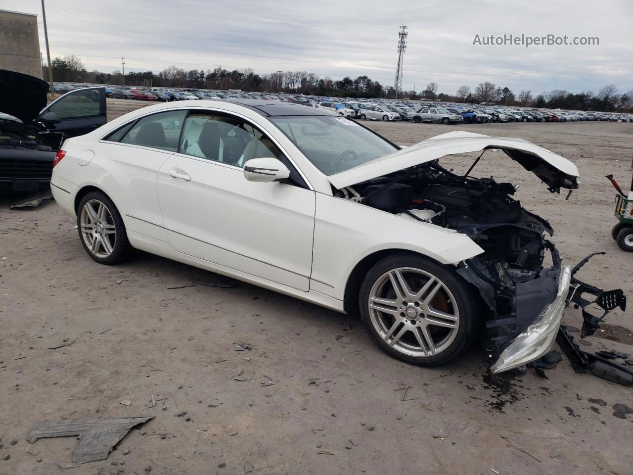 2010 Mercedes-benz E 350 White vin: WDDKJ5GB6AF012782