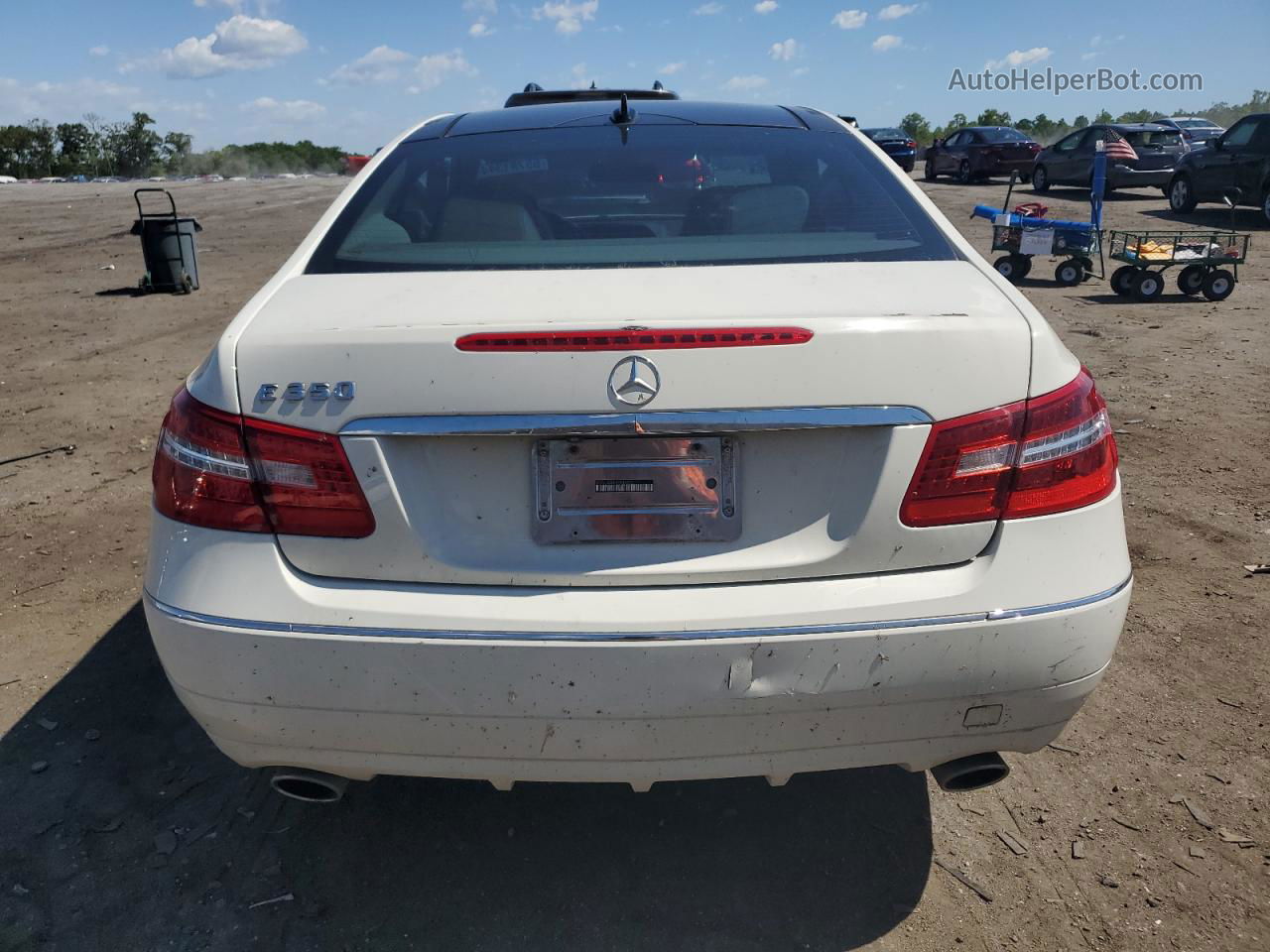 2010 Mercedes-benz E 350 White vin: WDDKJ5GB6AF016072