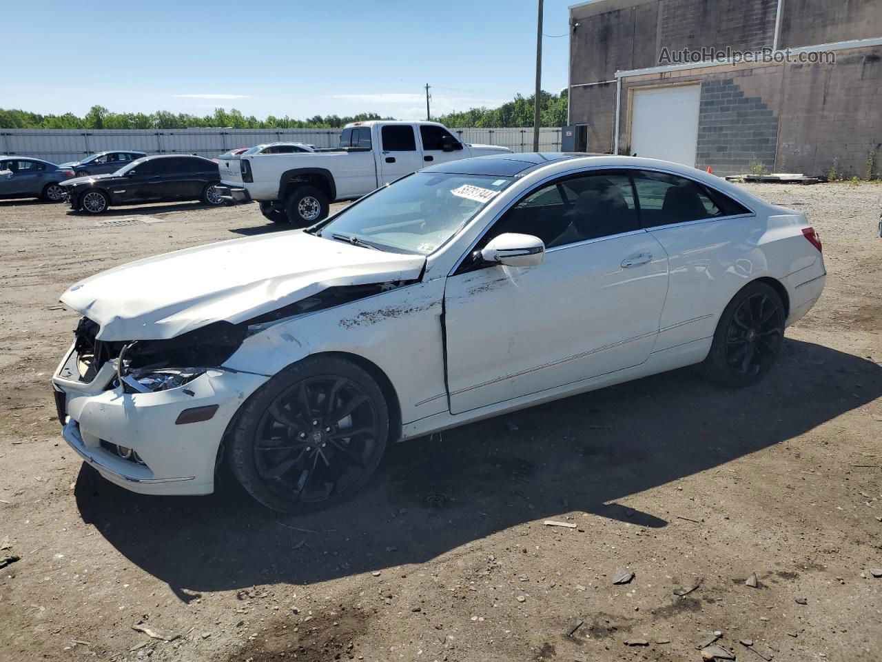 2010 Mercedes-benz E 350 White vin: WDDKJ5GB6AF016072