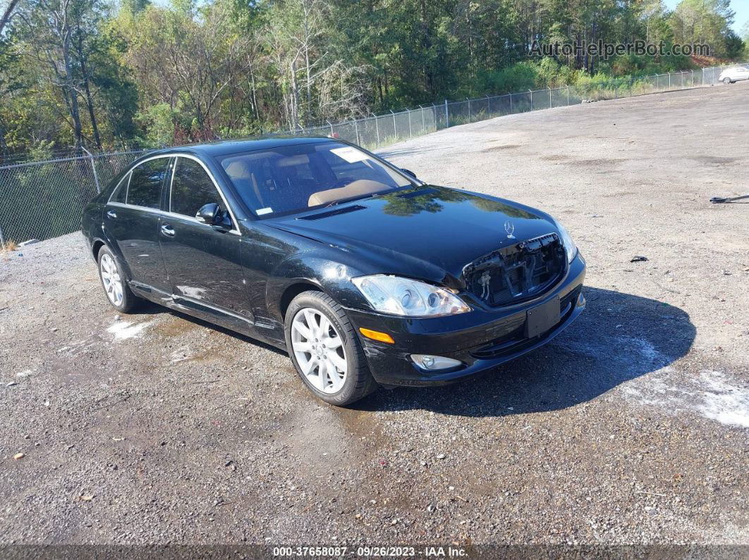 2008 Mercedes-benz S-class 5.5l V8 Black vin: WDDNG71X08A154290