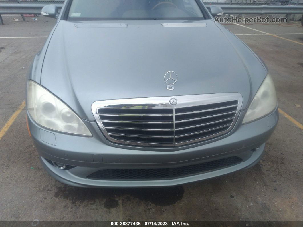 2008 Mercedes-benz S-class 5.5l V8 Светло-синий vin: WDDNG71X08A156198