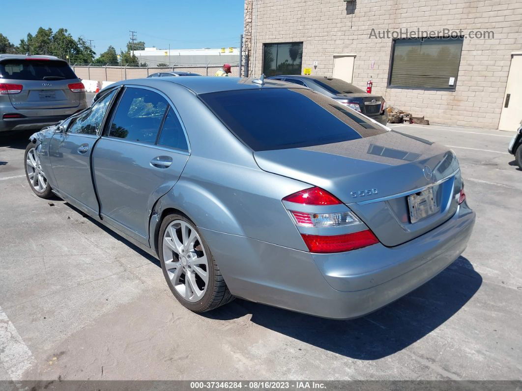 2008 Mercedes-benz S-class 5.5l V8 Light Blue vin: WDDNG71X18A167906