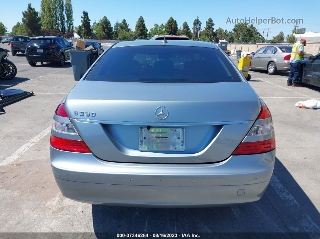 2008 Mercedes-benz S-class 5.5l V8 Light Blue vin: WDDNG71X18A167906