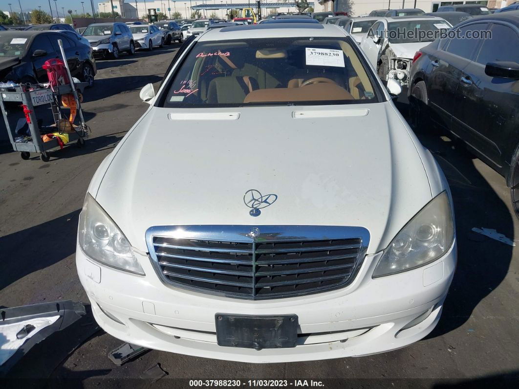 2008 Mercedes-benz S-class 5.5l V8 Белый vin: WDDNG71X18A222211