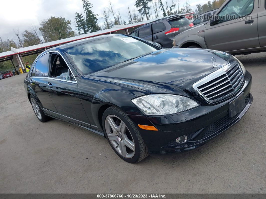 2008 Mercedes-benz S-class 5.5l V8 Black vin: WDDNG71X38A151318