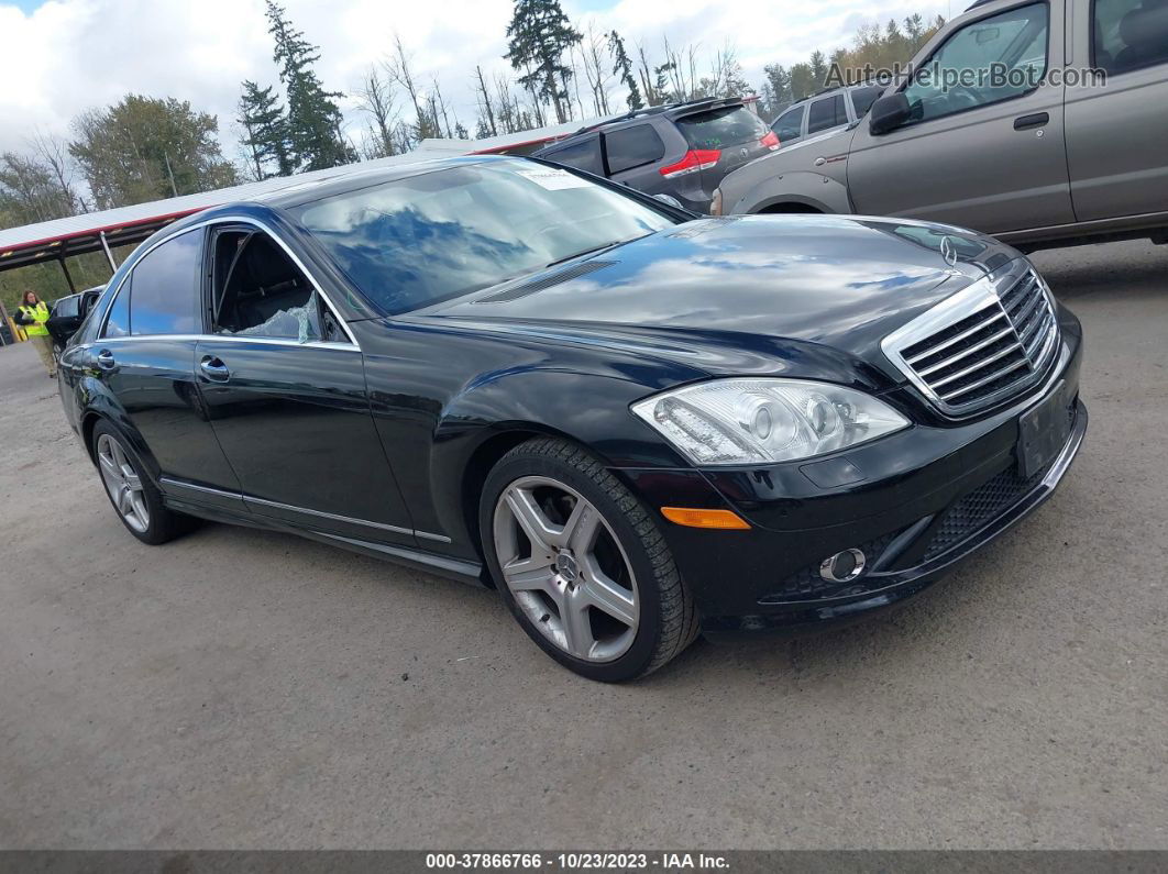 2008 Mercedes-benz S-class 5.5l V8 Black vin: WDDNG71X38A151318