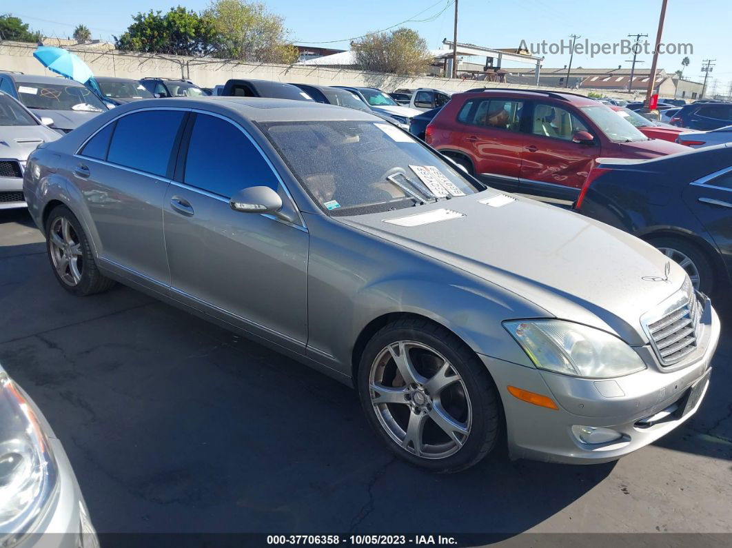 2008 Mercedes-benz S-class 5.5l V8 Gray vin: WDDNG71X48A166555