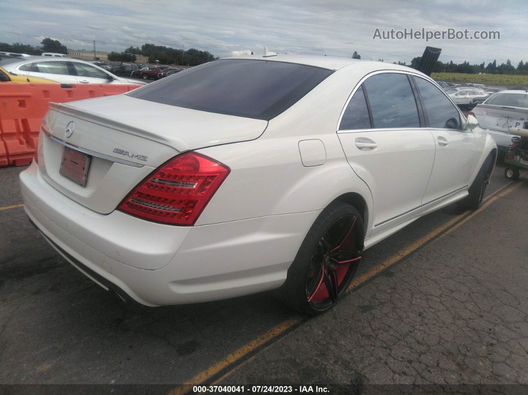 2008 Mercedes-benz S-class 5.5l V8 White vin: WDDNG71X48A233025