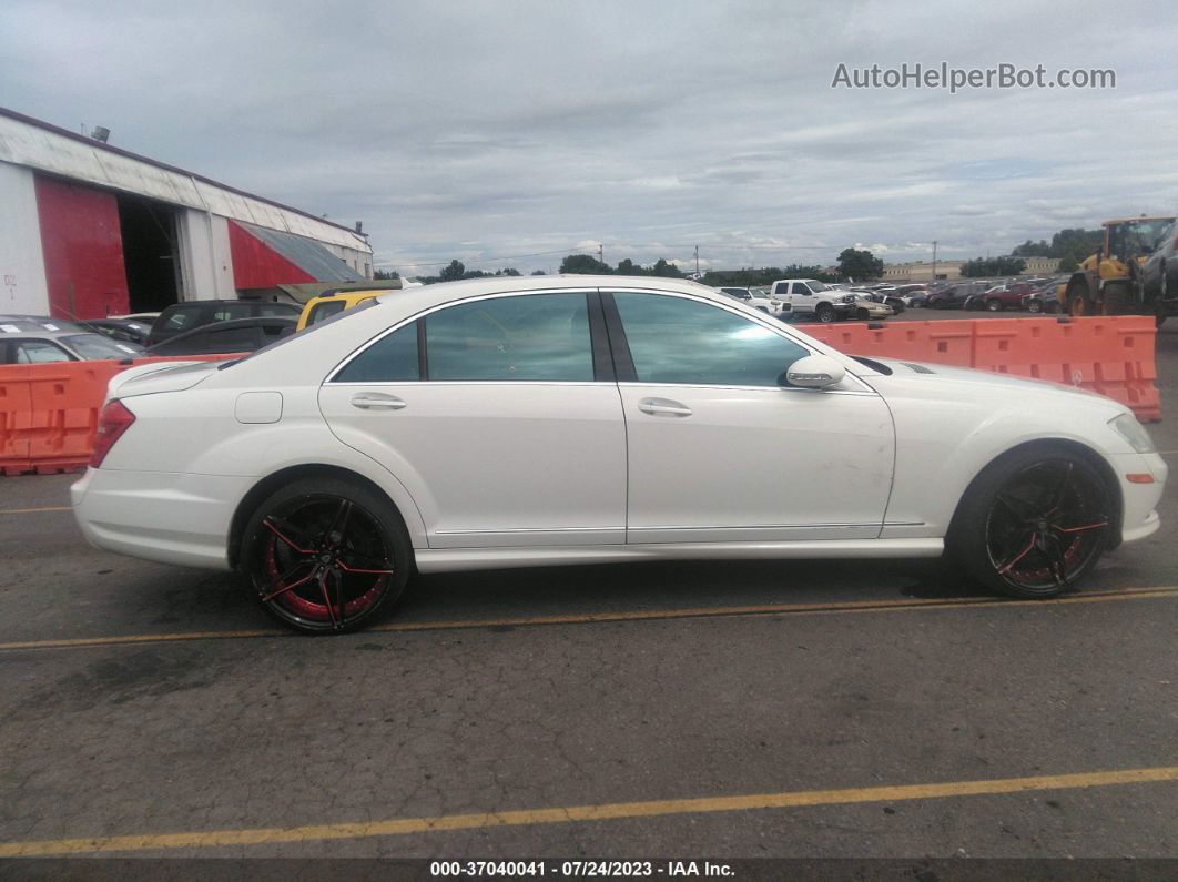 2008 Mercedes-benz S-class 5.5l V8 White vin: WDDNG71X48A233025