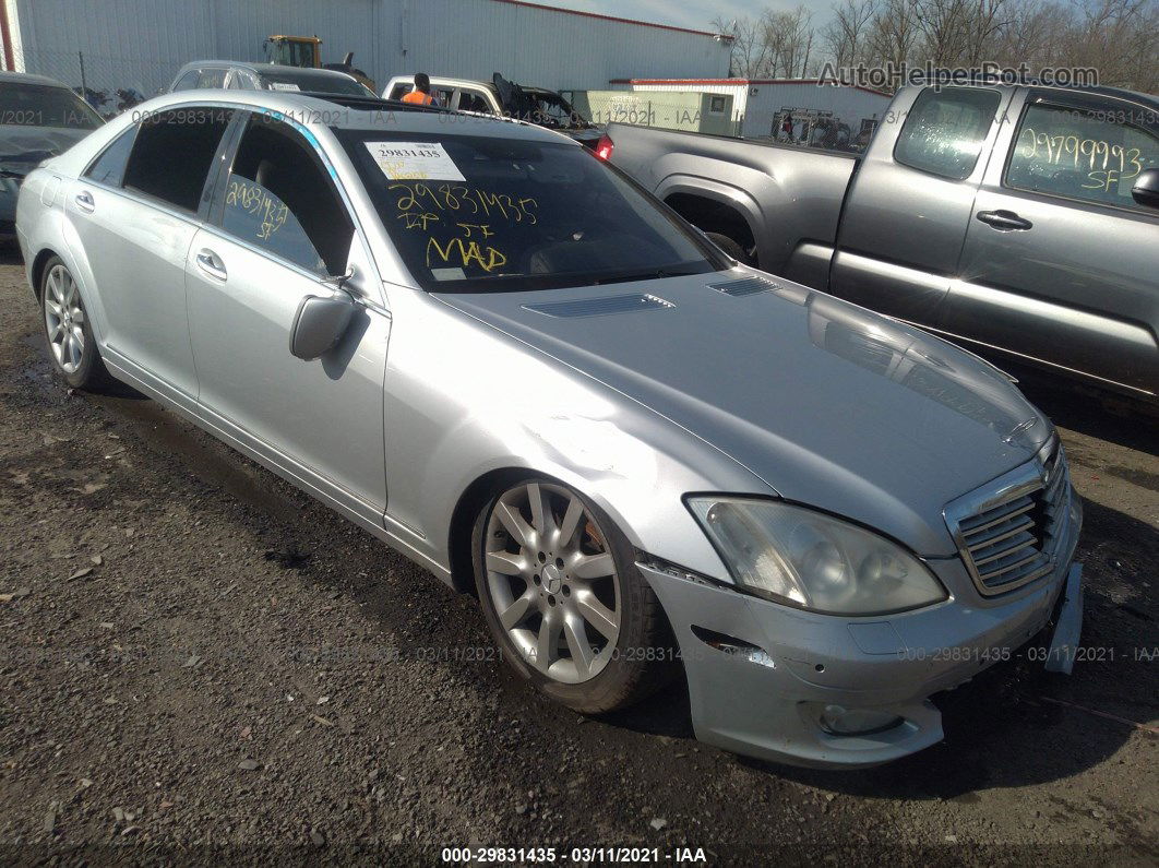 2007 Mercedes-benz S-class 5.5l V8 Silver vin: WDDNG71X77A026658