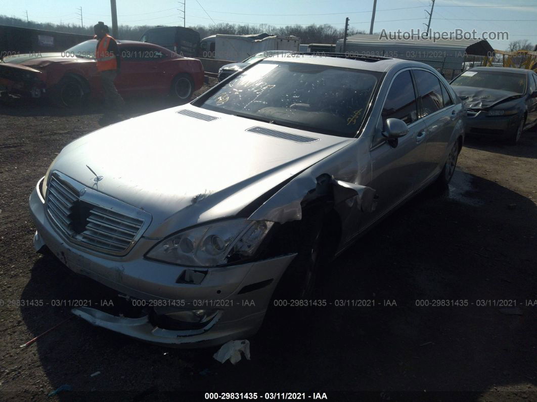 2007 Mercedes-benz S-class 5.5l V8 Silver vin: WDDNG71X77A026658