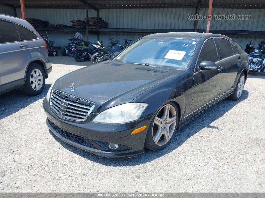 2008 Mercedes-benz S 550   Black vin: WDDNG71X78A166064