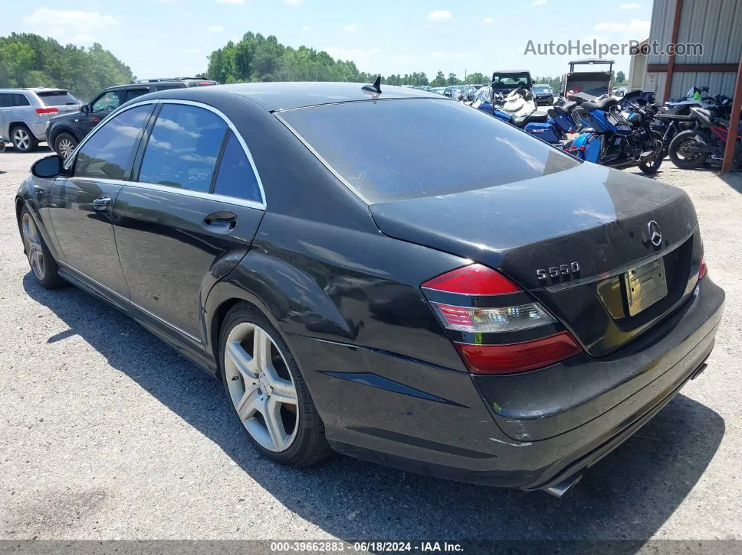 2008 Mercedes-benz S 550   Black vin: WDDNG71X78A166064