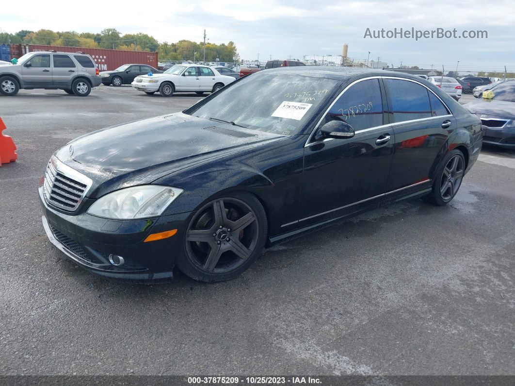 2008 Mercedes-benz S 550 Black vin: WDDNG71X88A165084