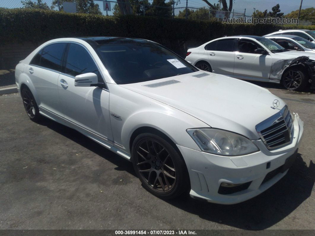 2008 Mercedes-benz S-class 5.5l V8 White vin: WDDNG71X88A173105