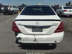 2008 Mercedes-benz S-class 5.5l V8 White vin: WDDNG71X88A173105