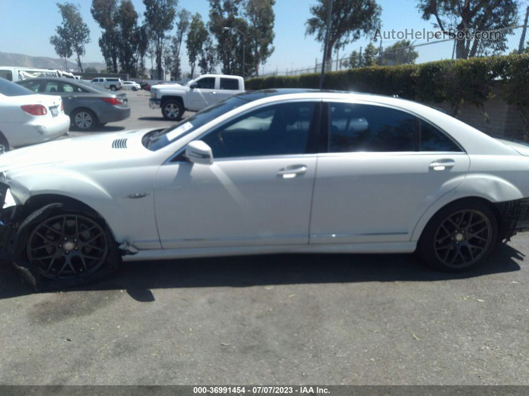 2008 Mercedes-benz S-class 5.5l V8 White vin: WDDNG71X88A173105