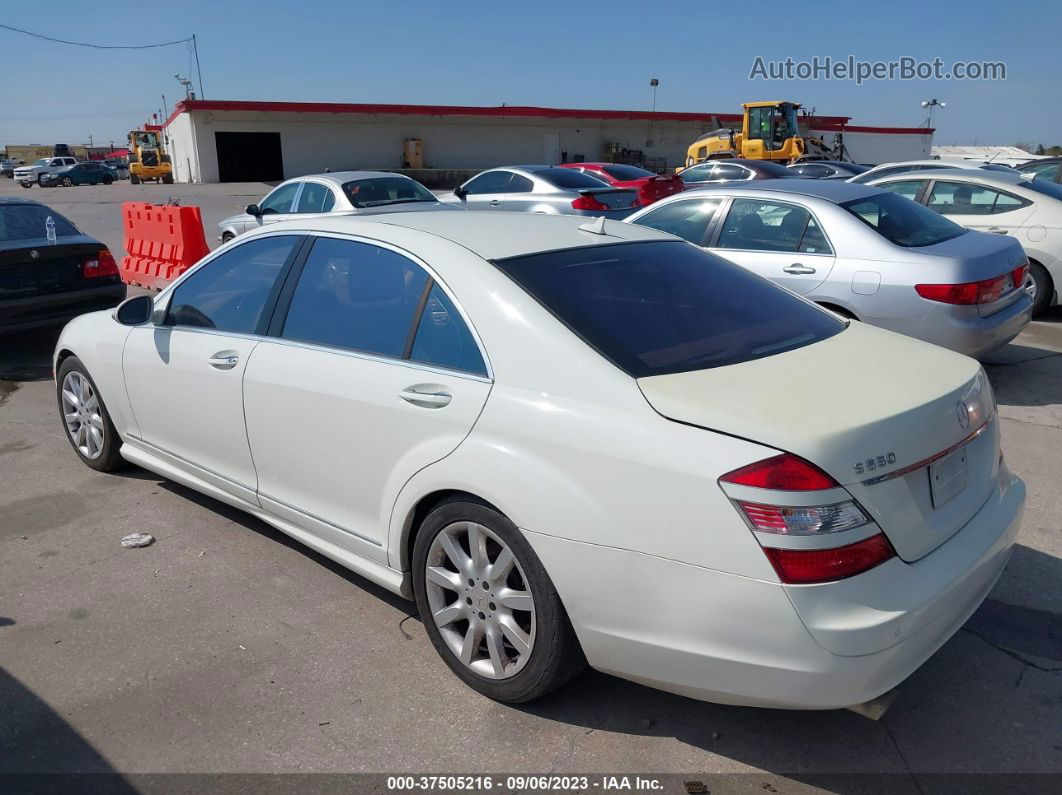 2008 Mercedes-benz S 550 White vin: WDDNG71X88A230919