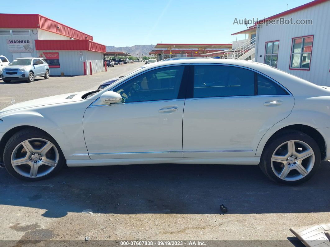 2008 Mercedes-benz S-class 5.5l V8 White vin: WDDNG71X98A197378