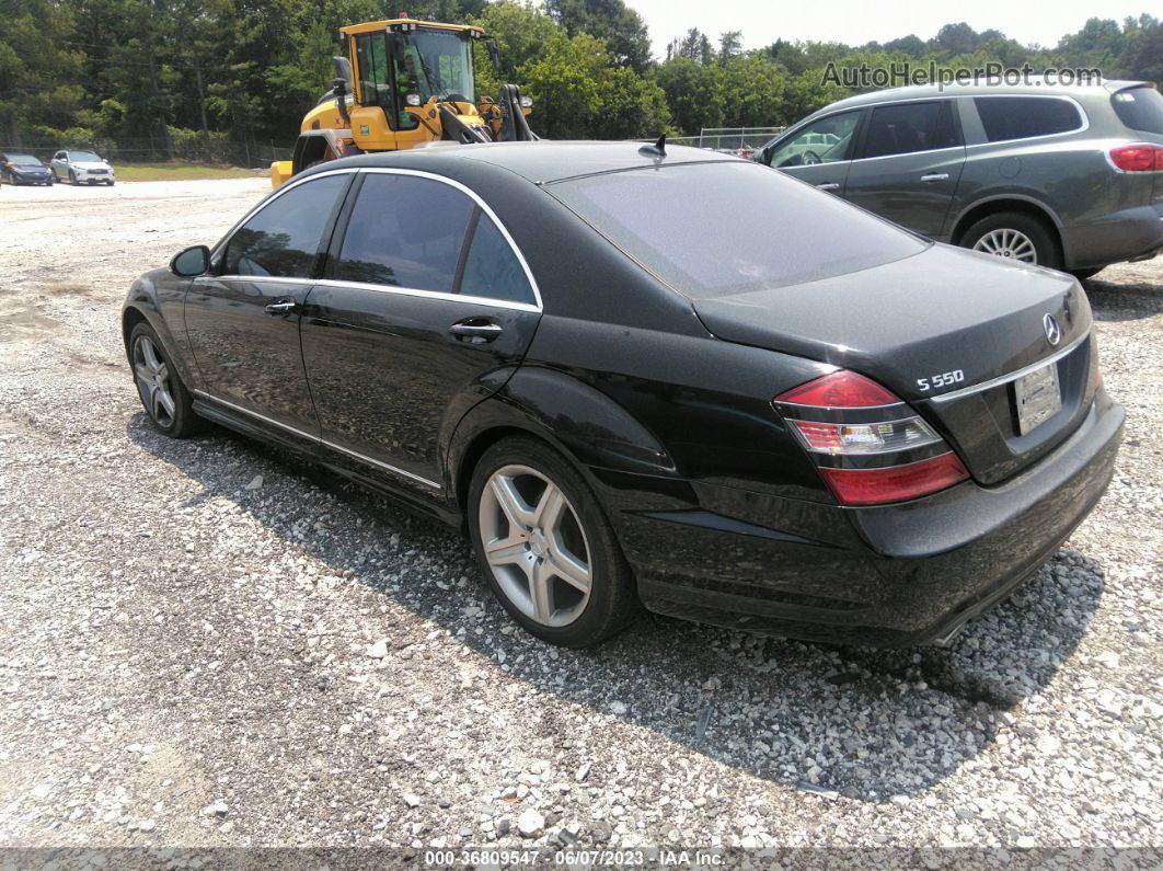 2008 Mercedes-benz S-class 5.5l V8 Black vin: WDDNG71XX8A160646