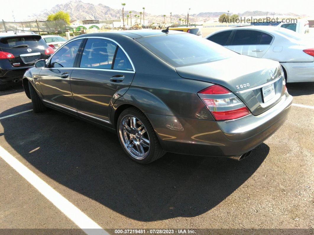 2008 Mercedes-benz S-class 5.5l V12 Серый vin: WDDNG76X38A181525