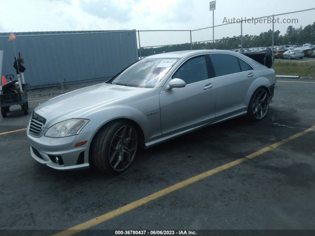 2008 Mercedes-benz S-class 6.3l V8 Amg Silver vin: WDDNG77X18A173891