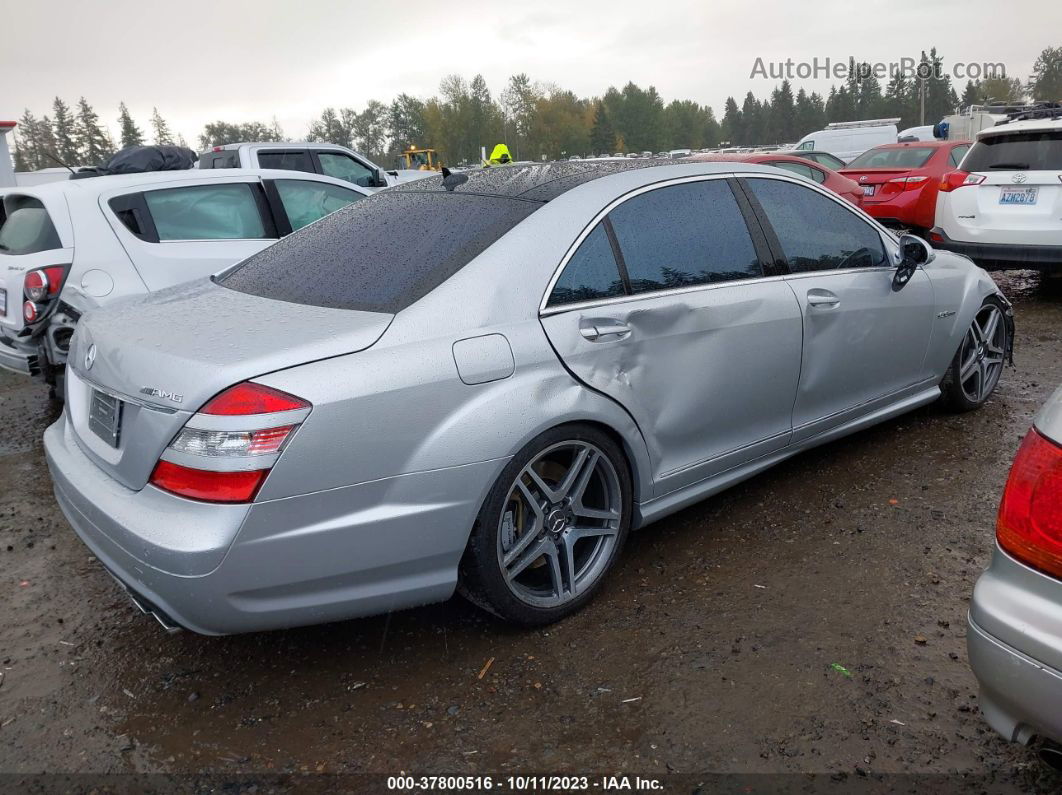 2008 Mercedes-benz S-class 6.3l V8 Amg Silver vin: WDDNG77X58A187504