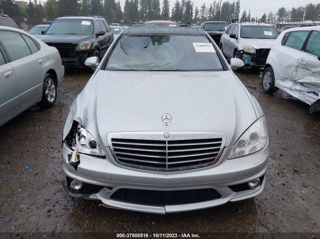 2008 Mercedes-benz S-class 6.3l V8 Amg Silver vin: WDDNG77X58A187504