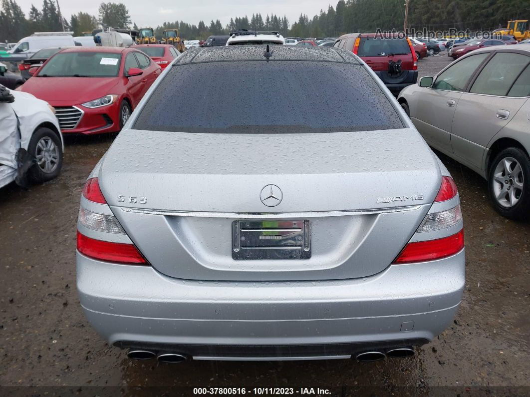 2008 Mercedes-benz S-class 6.3l V8 Amg Silver vin: WDDNG77X58A187504