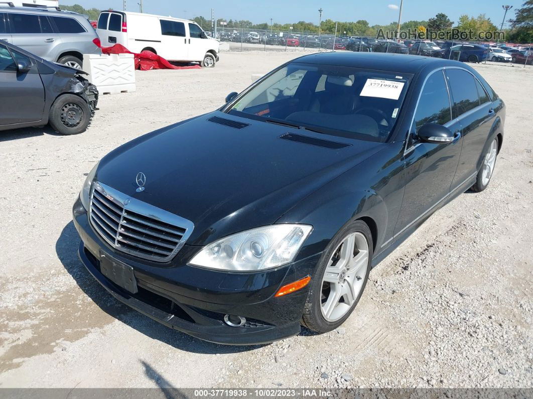 2008 Mercedes-benz S-class 5.5l V8 Black vin: WDDNG86X08A191712