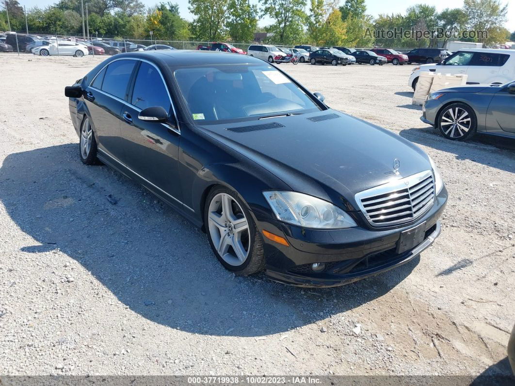 2008 Mercedes-benz S-class 5.5l V8 Black vin: WDDNG86X08A191712