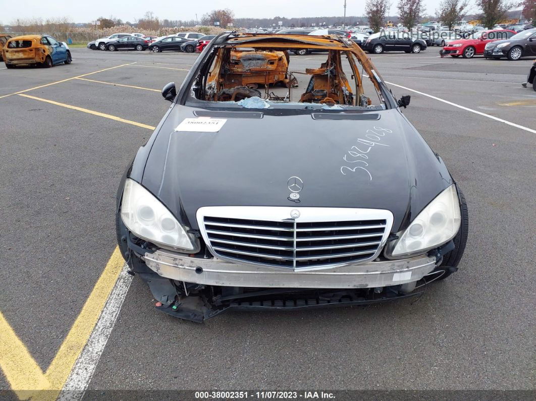 2008 Mercedes-benz S-class 5.5l V8 Black vin: WDDNG86X28A179089