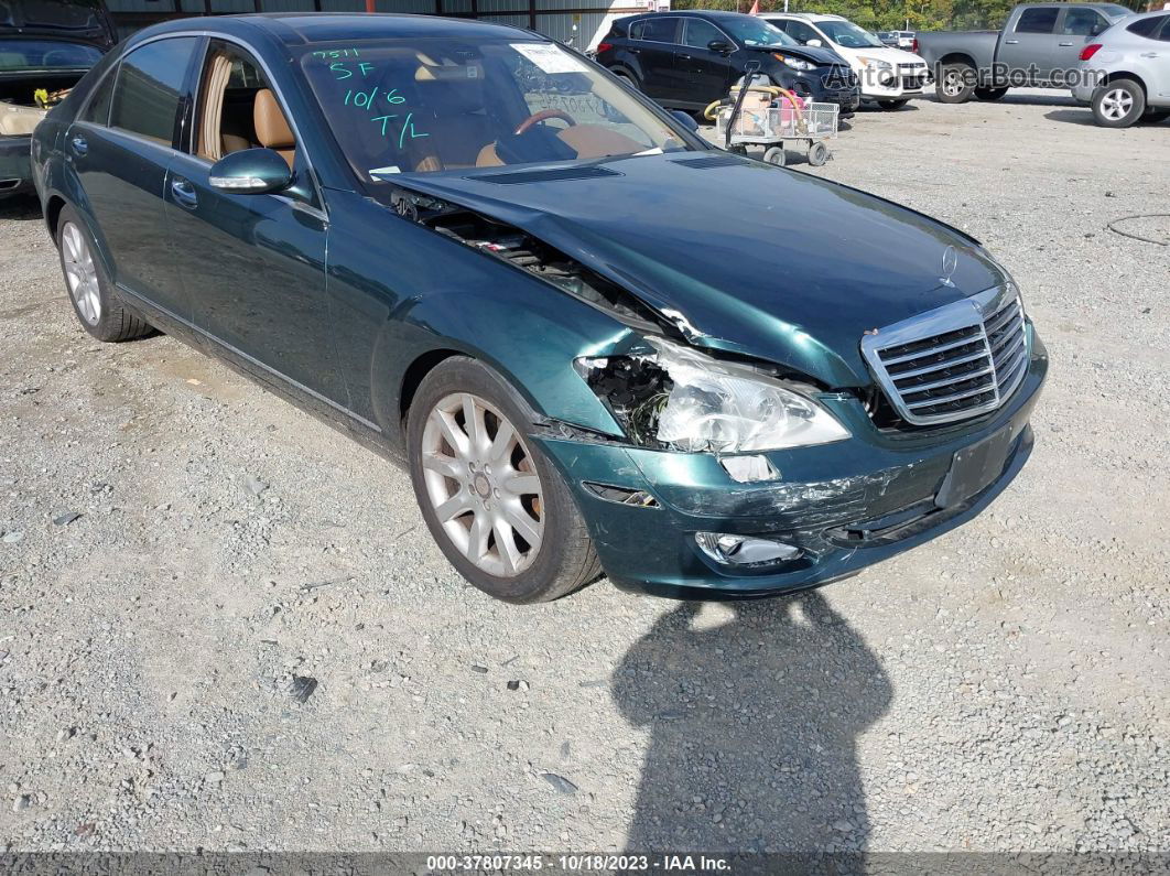 2008 Mercedes-benz S-class 5.5l V8 Green vin: WDDNG86X68A187941