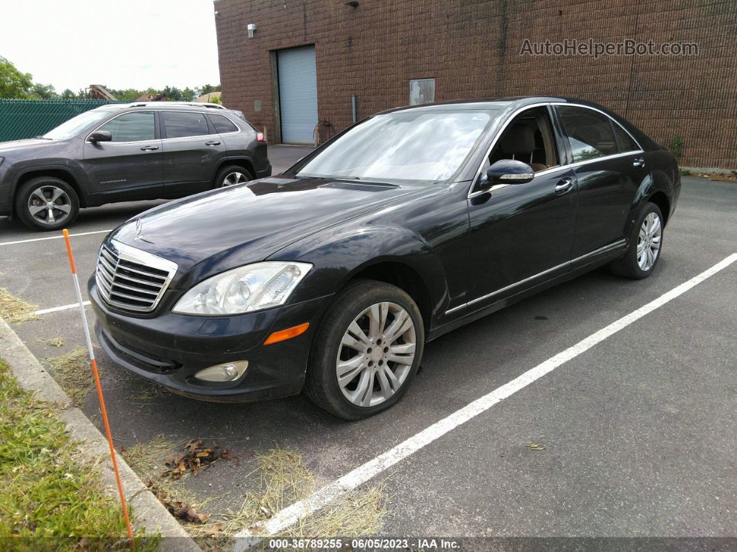 2008 Mercedes-benz S-class 5.5l V8 Black vin: WDDNG86X88A224908