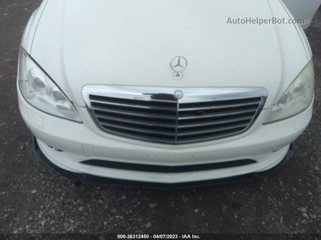 2008 Mercedes-benz S 550 4matic White vin: WDDNG86XX8A208466