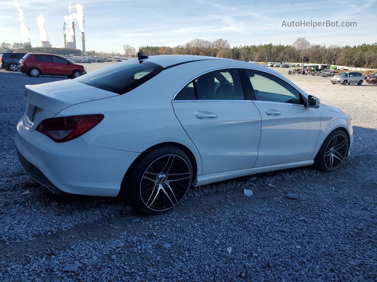 2019 Mercedes-benz Cla 250 White vin: WDDSJ4EB0KN713354