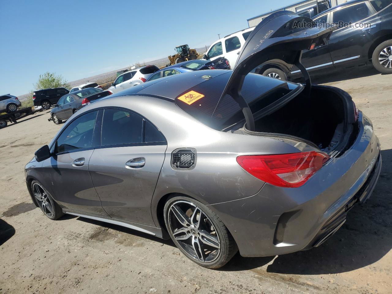 2019 Mercedes-benz Cla 250 Gray vin: WDDSJ4EB0KN751229