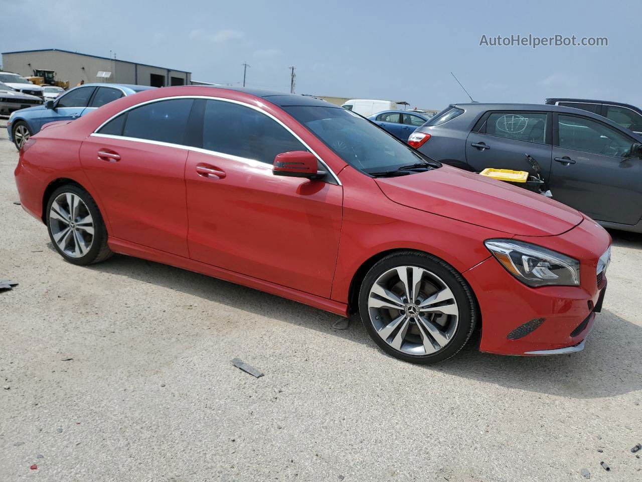 2019 Mercedes-benz Cla 250 Red vin: WDDSJ4EB0KN776292