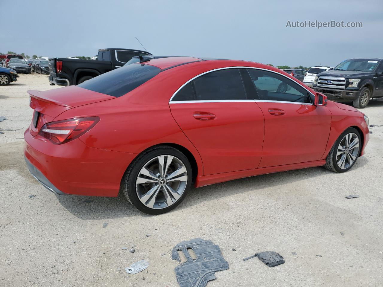 2019 Mercedes-benz Cla 250 Red vin: WDDSJ4EB0KN776292