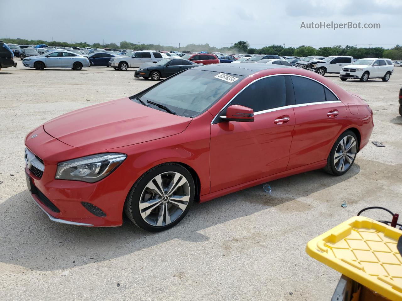 2019 Mercedes-benz Cla 250 Red vin: WDDSJ4EB0KN776292