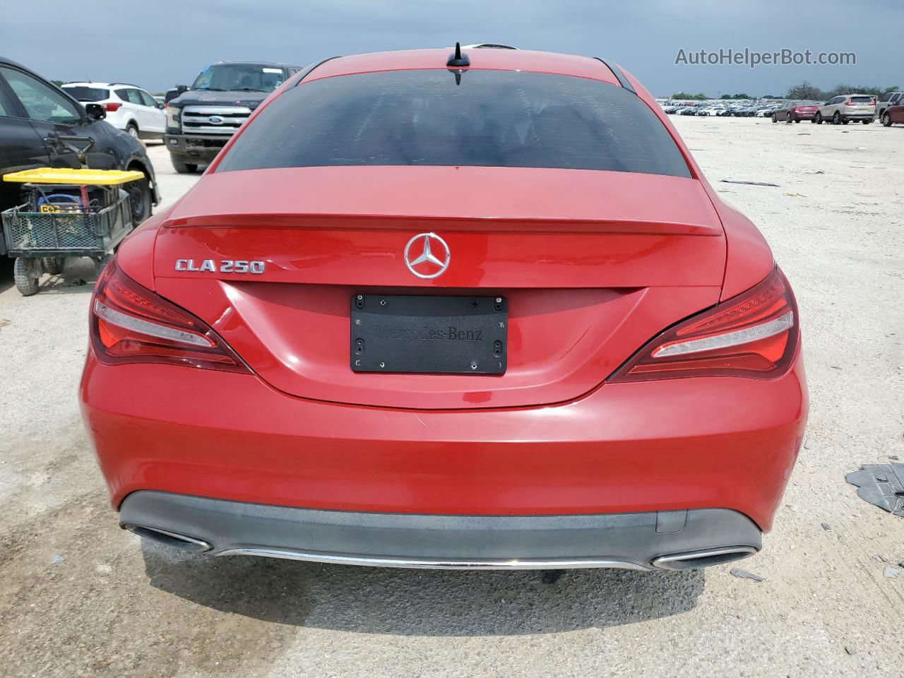 2019 Mercedes-benz Cla 250 Red vin: WDDSJ4EB0KN776292