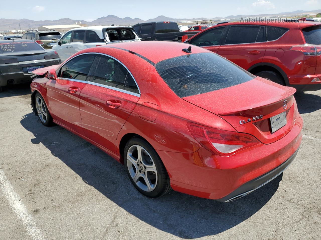 2019 Mercedes-benz Cla 250 Red vin: WDDSJ4EB1KN737260